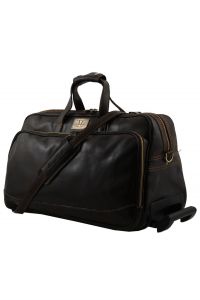 Δερμάτινος  Σάκος Ταξιδίου Trolley Bora Bora S TL3065 Καφέ Tuscany Leather