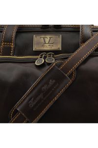 Δερμάτινος  Σάκος Ταξιδίου Trolley Bora Bora S Καφέ σκούρο Tuscany Leather