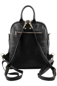 Γυναικεία Τσάντα Πλάτης Δερμάτινη TL141376 Μαύρο Tuscany Leather