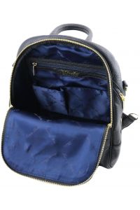 Γυναικεία Τσάντα Πλάτης Δερμάτινη TL141376 Μαύρο Tuscany Leather