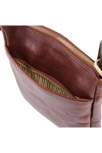 Ανδρικό Τσαντάκι Δερμάτινο Jason Μαύρο Tuscany Leather