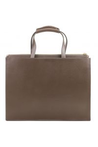 Γυναικεία Επαγγελματική Τσάντα Δερμάτινη Palermo TL141369 Μαύρο Tuscany Leather