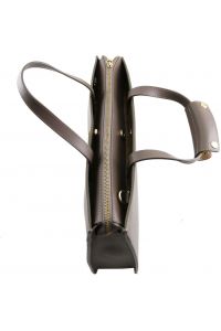 Γυναικεία Επαγγελματική Τσάντα Δερμάτινη Palermo TL141369 Κόκκινο Tuscany Leather