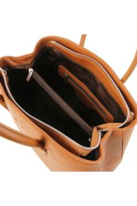 Γυναικεία Τσάντα Δερμάτινη Camelia TL141728 Κονιάκ Tuscany Leather
