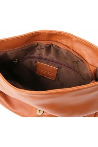 Γυναικεία Τσάντα Δερμάτινη TL141110 Κονιάκ Tuscany Leather