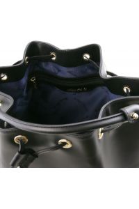 Γυναικεία Τσάντα Δερμάτινη Vittoria Μαύρο Tuscany Leather