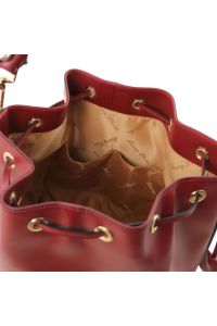Γυναικεία Τσάντα Δερμάτινη Vittoria Κόκκινο Tuscany Leather