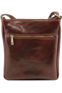 Ανδρικό Τσαντάκι Δερμάτινο Jason Μαύρο Tuscany Leather