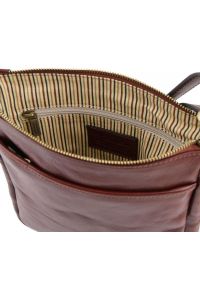 Ανδρικό Τσαντάκι Δερμάτινο Jason Μαύρο Tuscany Leather