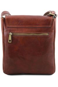 Ανδρικό Τσαντάκι Δερμάτινο John Καφέ Tuscany Leather