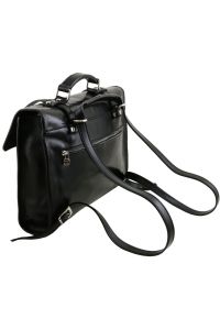 Ανδρική Επαγγελματική Τσάντα Δερμάτινη Viareggio Καφέ σκούρο Tuscany Leather