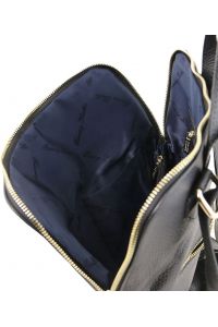 Γυναικεία Τσάντα Πλάτης - Ώμου Δερμάτινη TL141682 Μαύρο Tuscany Leather