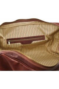 Σάκος ταξιδίου δερμάτινος - Lisbona TL141657 Μαύρο Tuscany Leather