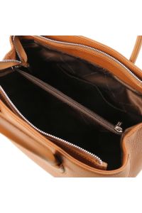 Γυναικεία Τσάντα Δερμάτινη Camelia TL141728 Κονιάκ Tuscany Leather