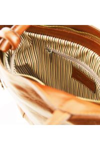 Γυναικεία Τσάντα Δερμάτινη Patty Μελί Tuscany Leather