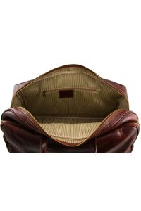 Δερμάτινος  Σάκος Ταξιδίου Trolley Bora Bora L Καφέ σκούρο Tuscany Leather