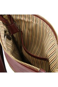 Ανδρικό Τσαντάκι Δερμάτινο Jason Μαύρο Tuscany Leather