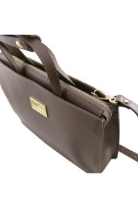 Γυναικεία Επαγγελματική Τσάντα Δερμάτινη Palermo TL141369 Μαύρο Tuscany Leather