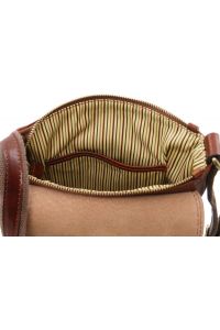 Ανδρικό Τσαντάκι Δερμάτινο John Καφέ Tuscany Leather