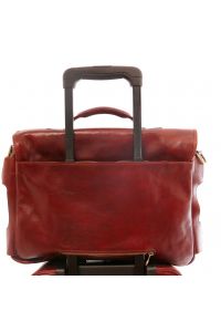 Επαγγελματική Τσάντα Δερμάτινη Ventimiglia με Smart Connect™ Μαύρο Tuscany Leather