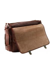 Επαγγελματική Τσάντα Δερμάτινη Ventimiglia με Smart Connect™ Μαύρο Tuscany Leather