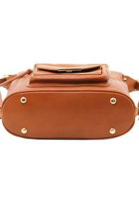 Γυναικεία Τσάντα Δερμάτινη Ώμου / Πλάτης TL141535 Κονιάκ Tuscany Leather