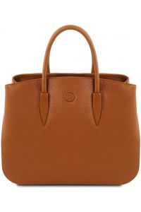 Γυναικεία Τσάντα Δερμάτινη Camelia TL141728 Κονιάκ Tuscany Leather