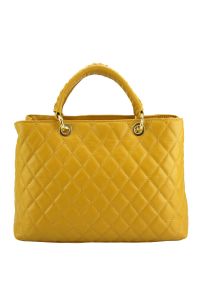 Δερμάτινη Τσάντα Ώμου Severa Firenze Leather 7006 Κίτρινο
