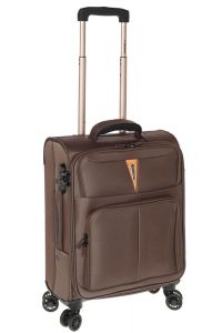 Βαλίτσα Καμπίνας με 4 Ρόδες Diplomat ZC 6101-S Καφέ