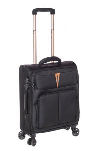 Βαλίτσα Καμπίνας με 4 Ρόδες Diplomat ZC 6101-S Μαύρο