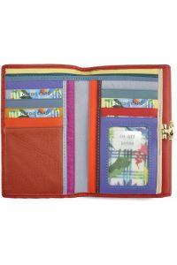 Δερμάτινο Πορτοφόλι Isotta Firenze Leather CO577 Κόκκινο