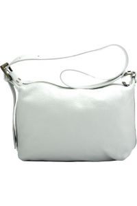 Δερμάτινη Τσάντα Ώμου Iolanda Firenze Leather 9007 Λευκό