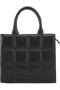 Δερμάτινη Τσάντα Χειρός Zama Firenze Leather 9146 Μαύρο