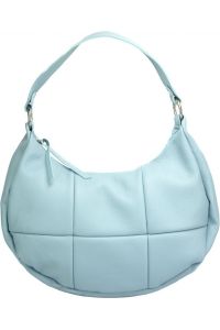 Δερμάτινη Τσάντα Χειρός Dafne Firenze Leather 9014 Μπλε Ανοιχτό