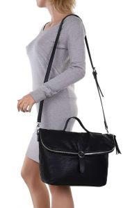 Γυναικεία Τσάντα Χειρός Cardinali 5330-347 Μαύρο