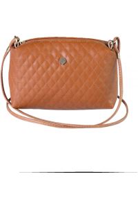 Καπιτονέ Χιαστί Τσαντάκι Glam Thiros 03-0031X Tan Brown