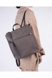 Σακίδιο Πόλης Bella Με Φερμουάρ Thiros 34-5053 Tan Brown