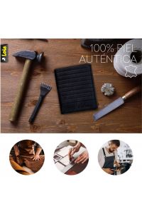 Πορτοφόλι Ανδρικό Δερμάτινο Lois 202217-01 Μαύρο