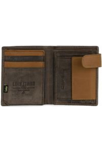 Πορτοφόλι Ανδρικό Δερμάτινο Lois 202720-02 Καφέ