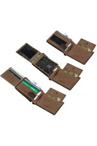 Πορτοφόλι Ανδρικό Δερμάτινο Lois 202812-02 Καφέ