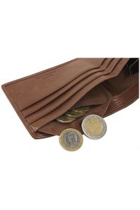 Πορτοφόλι Ανδρικό Δερμάτινο Skpat 205301-03 Καφέ Ανοιχτό
