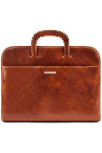 Επαγγελματική Τσάντα Δερμάτινη Sorrento Tuscany Leather TL141022 Μελί