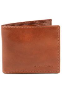 Ανδρικό Δερμάτινο Πορτοφόλι Tuscany Leather TL141377 Μελί