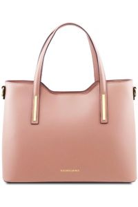 Γυναικεία Τσάντα Δερμάτινη Olimpia Tuscany Leather TL141412 Ροζ