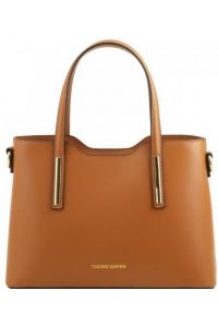 Γυναικεία Τσάντα Δερμάτινη Olimpia S Tuscany Leather TL141521 Κονιάκ