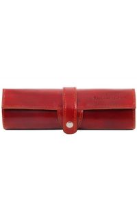 Δερμάτινη θήκη για στυλό πένες Tuscany Leather TL141620 Κόκκινο