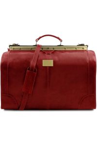 Ιατρική Τσάντα Δερμάτινη Madrid Large Tuscany Leather TL1022 Κόκκινο