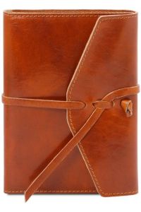 Σημειωματάριο Δερμάτινο Tuscany Leather TL142027 Μελί