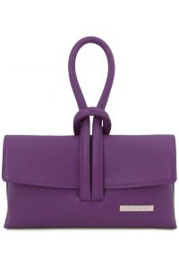 Γυναικείο Τσαντάκι Δερμάτινο Tuscany Leather TL141990 Μωβ