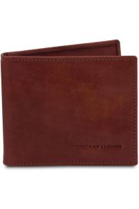 Δερμάτινη θήκη για Επαγγελματικές / Πιστωτικές κάρτες Tuscany Leather TL142055 Καφέ